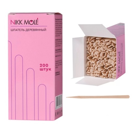 Шпатель Nikk Mole Острый 200 шт